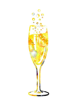 Glass of champagne