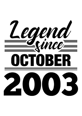 Legend Since October 2003