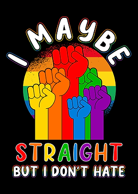 LGBT Rainbow Straight