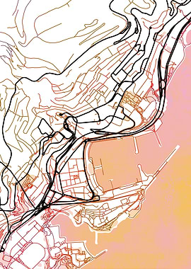 Monaco Street Map