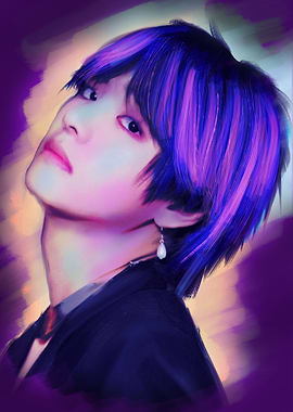 BTS Taehyung Painting
