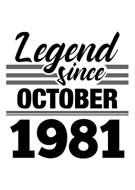 Legend Since October 1981