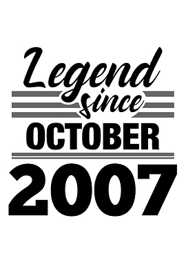 Legend Since October 2007