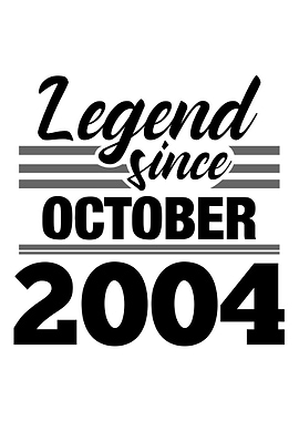 Legend Since October 2004