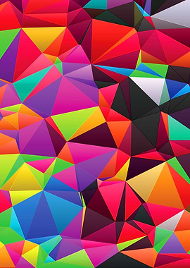 Colorful Low Poly Art