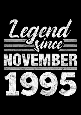 Legend Since November 1995