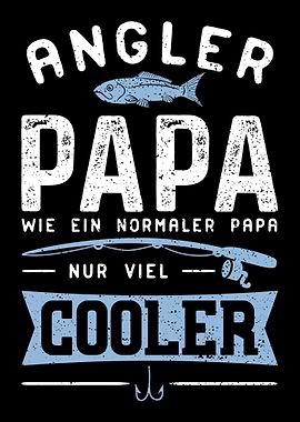 Angler Papa Wie Ein Normal