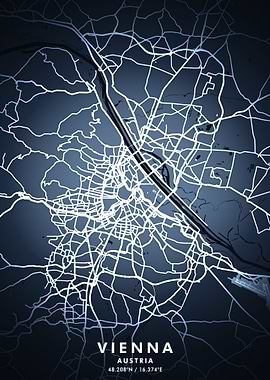 Vienna Map Posters