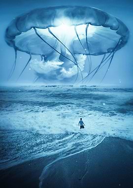 Jellyfish Spaceship Sea