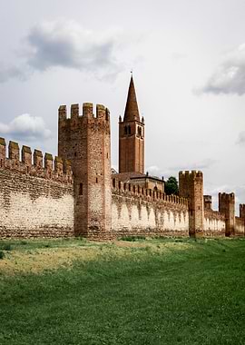 Medieval wall Italy