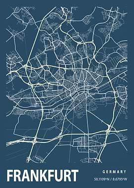 Frankfurt Blueprint Street