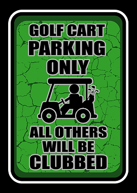 Golf cart parking only vio