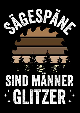 Sägespäne Holzfäller Holz