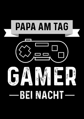 Gaming Papa Tag Gamer Nach