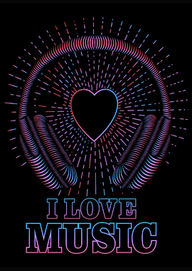 I Love Music Headphones