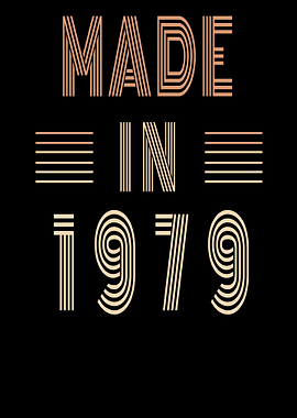 Made in 1979 Birthday