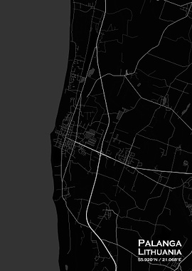 Palanga Black Map
