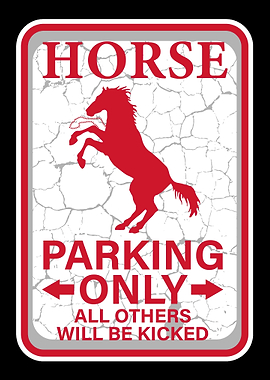 Horse parking only violato
