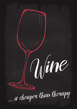 Wine cheaper than therapy