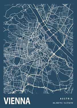 Vienna Blueprint Street