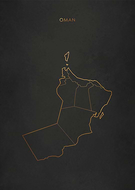 Gold Oman Map