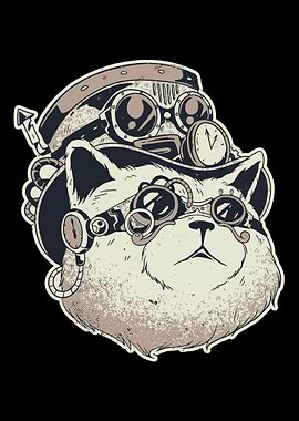 Steampunk cat