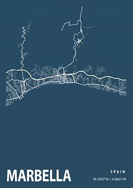 Marbella Blueprint Street
