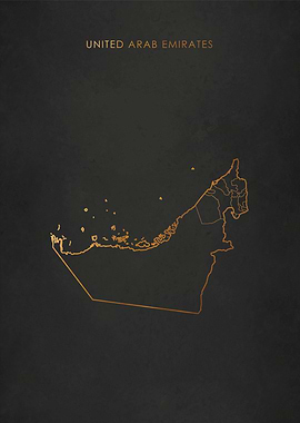 United Arab Emirates Map