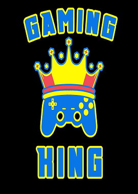 Gaming King with Gamepad