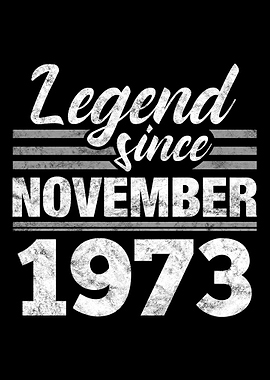 Legend Since November 1973
