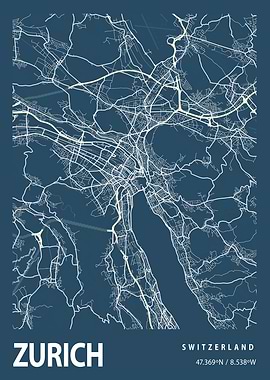 Zurich Blueprint Street