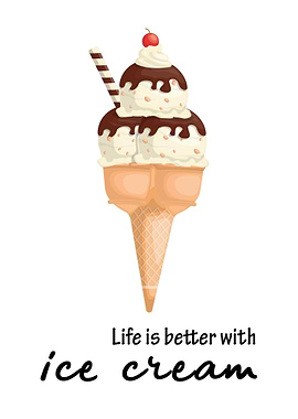 Better life with ice cream