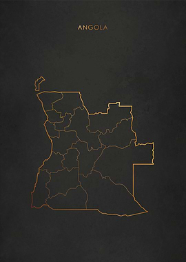 Gold Angola Map