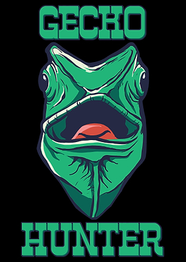 Gecko Hunter Funny Reptile