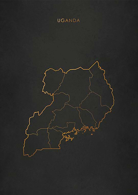 Gold Uganda Map