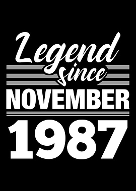 Legend Since November 1987