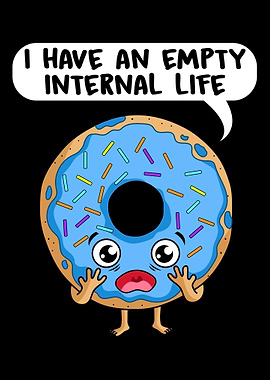 Surprised Blue Donut