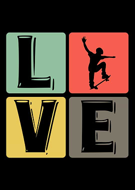 Skateboarding Love