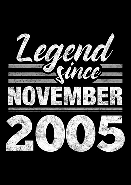 Legend Since November 2005