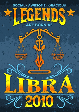 Born As Libra 2010 Gift