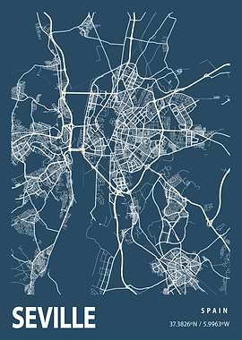 Seville Blueprint Street