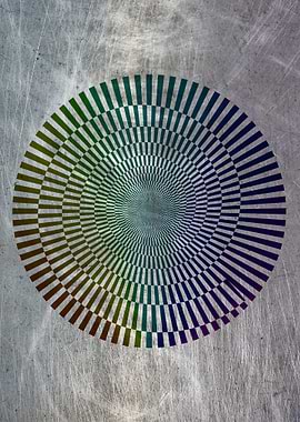 Rainbow Circle Metallic