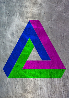 Triangle Neon Metallic
