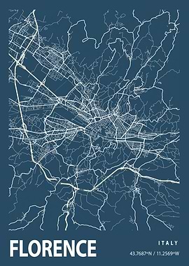 Florence Blueprint Street