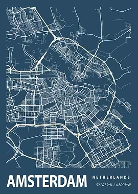 Amsterdam Blueprint Street