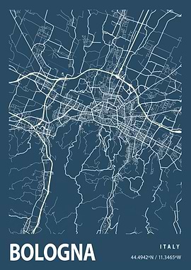 Bologna Blueprint Street