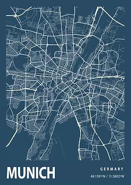 Munich Blueprint Street