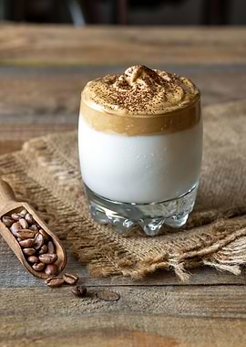 Dalgona coffee