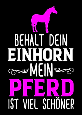Einhorn Pferd