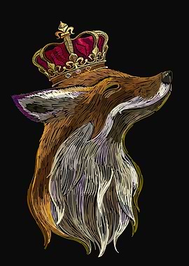 Fox With Crown